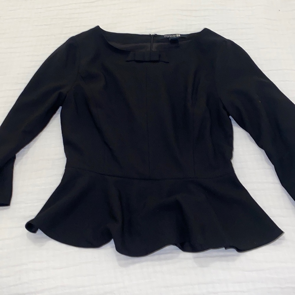 Black forever 21 blouse